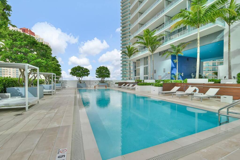 Lovely Upscale Condo Gorgeous View 2Bd 2Bath In Brickell Miami Extérieur photo